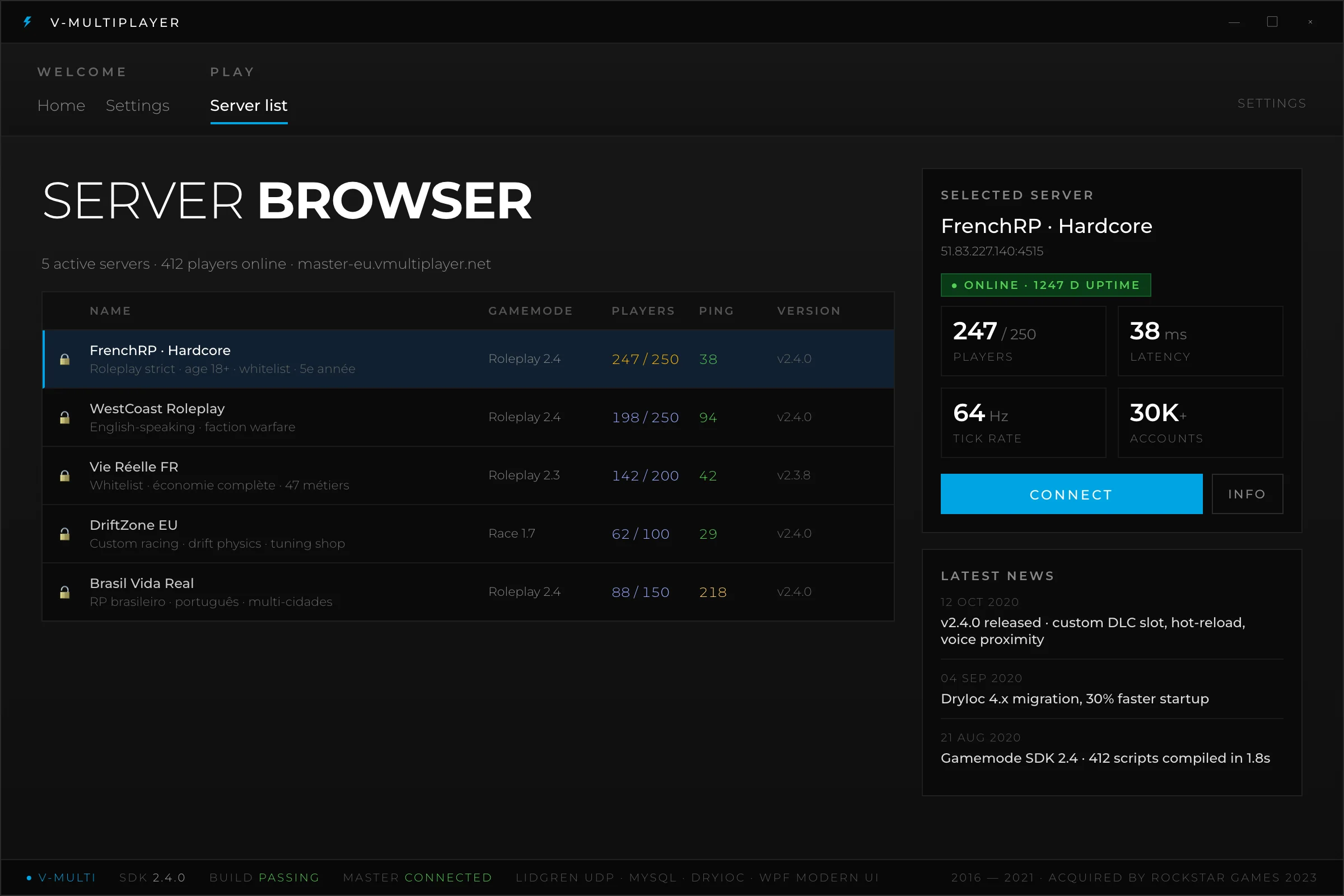 Le framework que Rockstar Games a fini par racheter