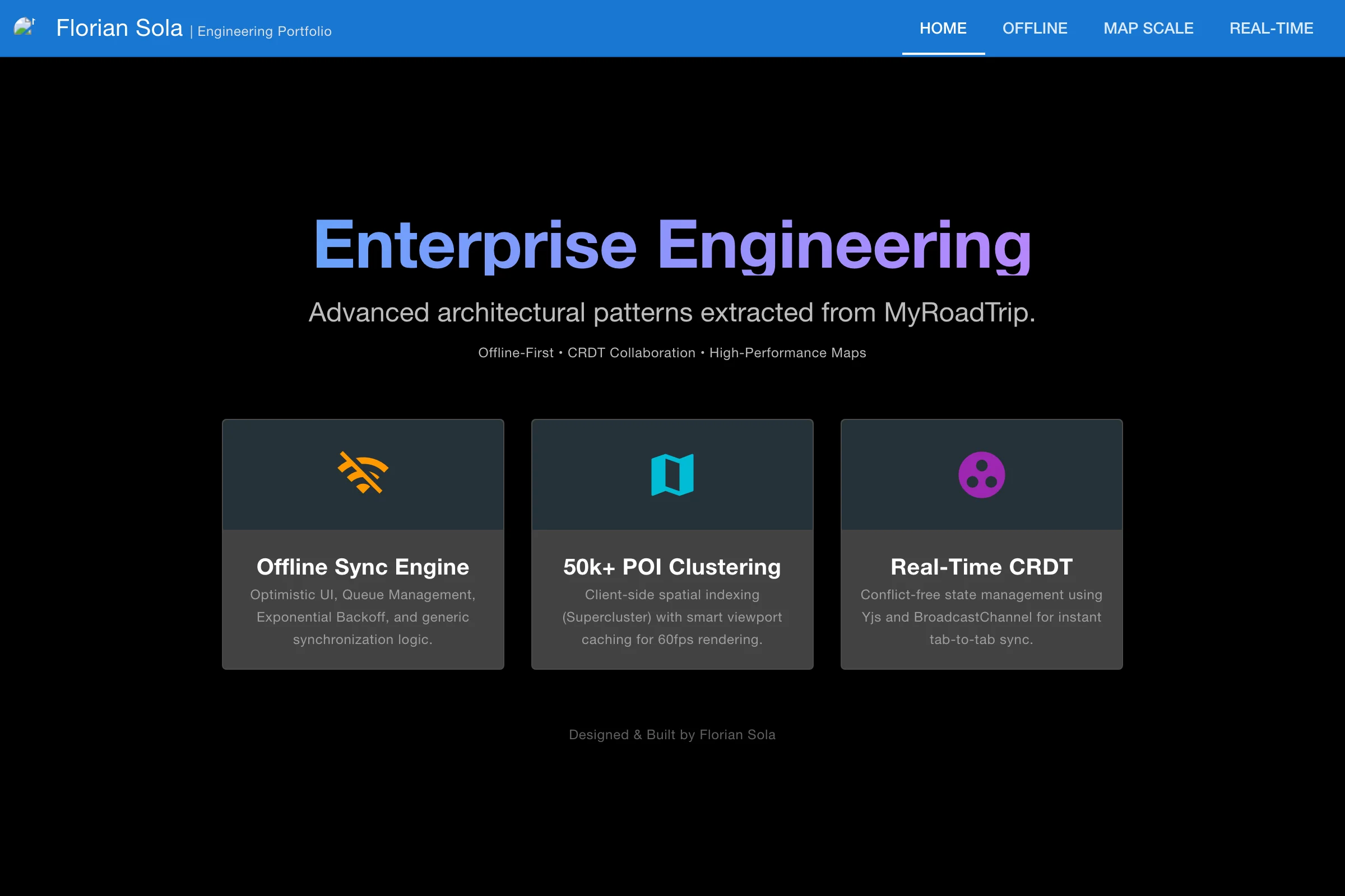 Portfolio Engineering — La vitrine de mes patterns réutilisables